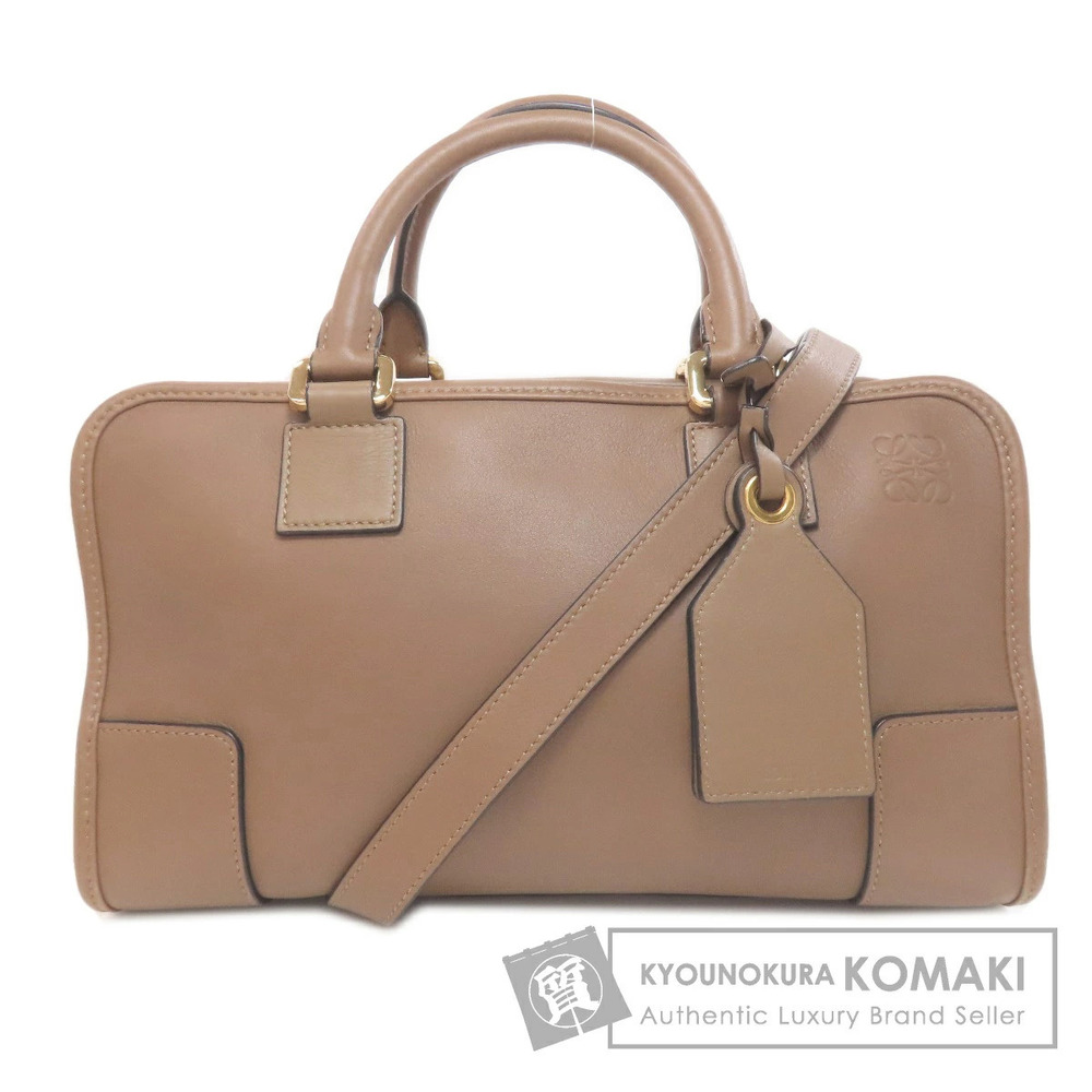 Loewe Amazona Anagram Embossed 2way handbag Calfskin Leather